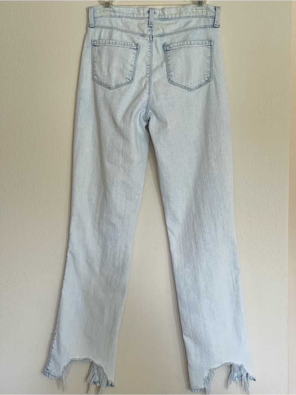 L’AGENCE Harmon High Waist Slim Raw Hem Jeans Electra Wash Size 27 - Picture 4 of 16